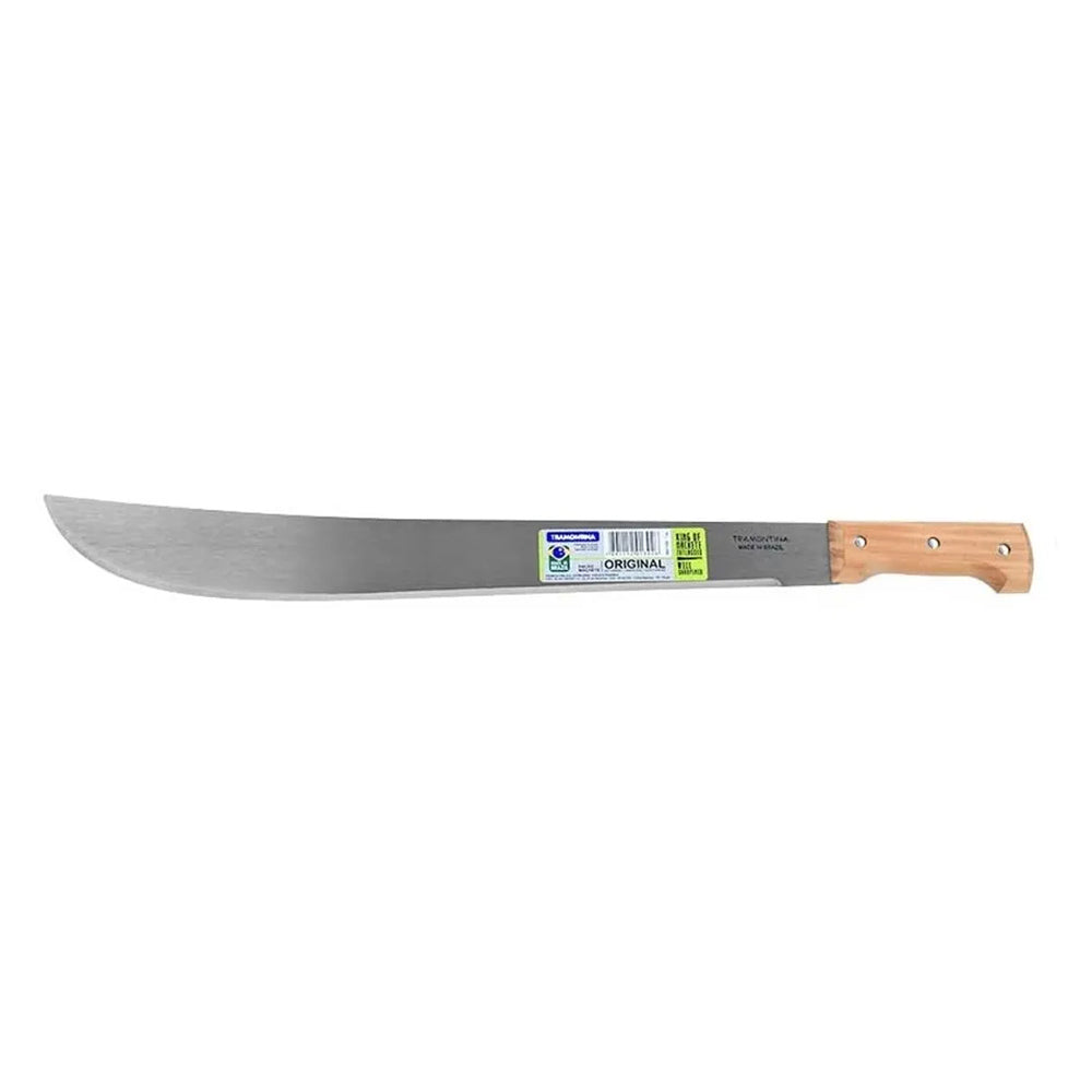 MACHETE CON FILO 16'' MANGO MADERA TRAMONTINA 26620/016