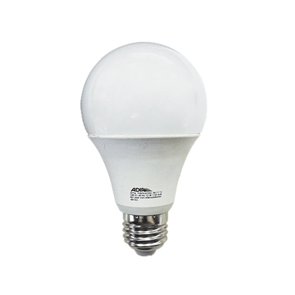 FOCO BULBO LED A-19 12W = 90W BLANCO ADIR 4776/6824