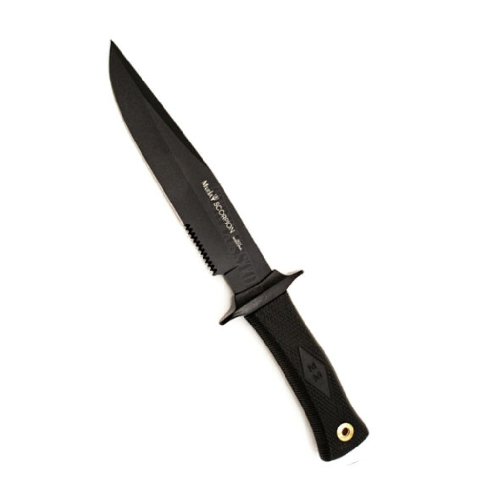 CUCHILLO DE MONTE, 18 cm MANGO NYLON, FUNDA DE PIEL MUELA 500930-SC-18N