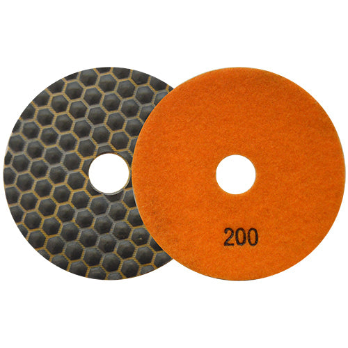 PAD DIAMANTE 4'' GRANO 200 (PULIDO SECO) AUSTROMEX 2672