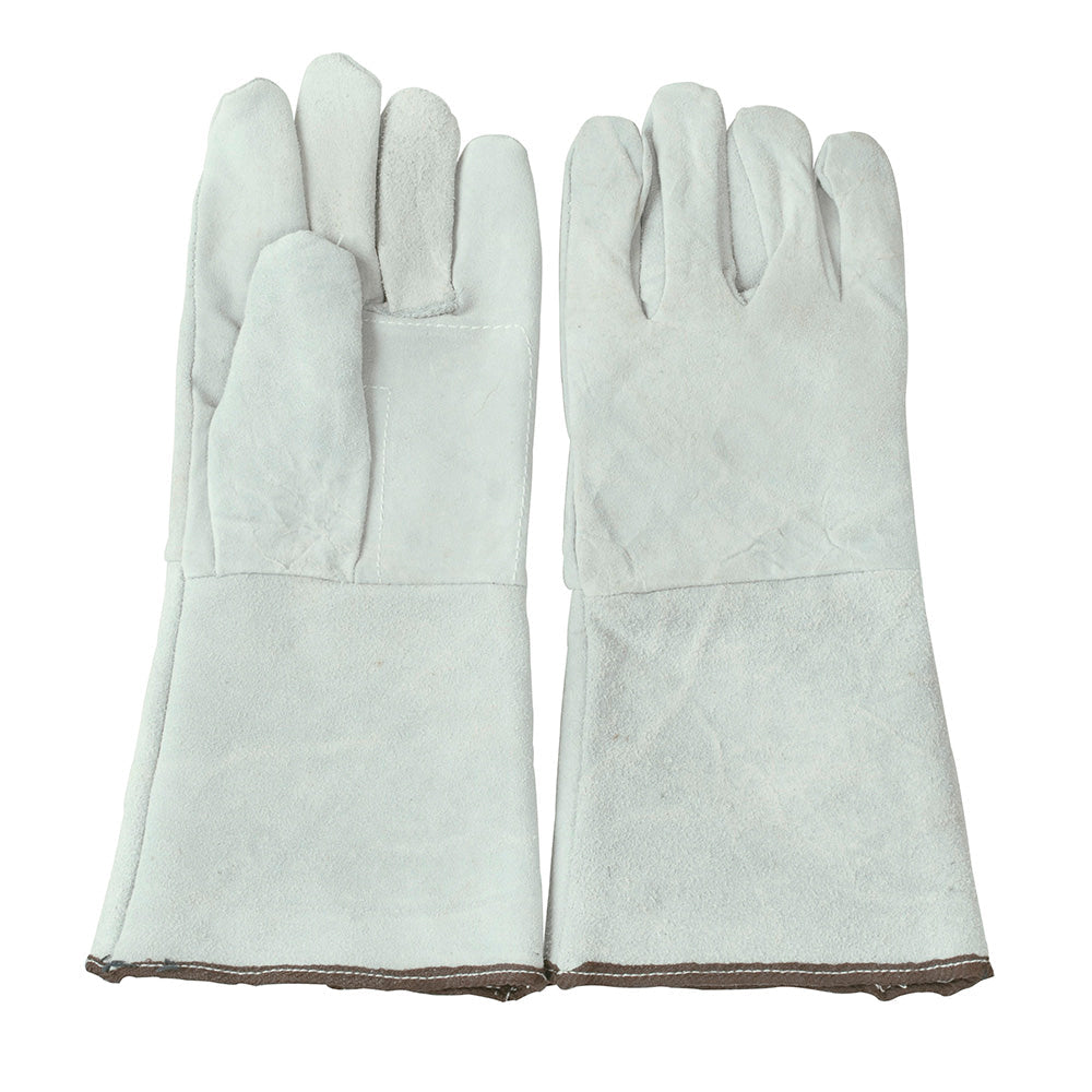 GUANTES LARGOS DE CARNAZA (GRIS CLARO) SURTEK 137386