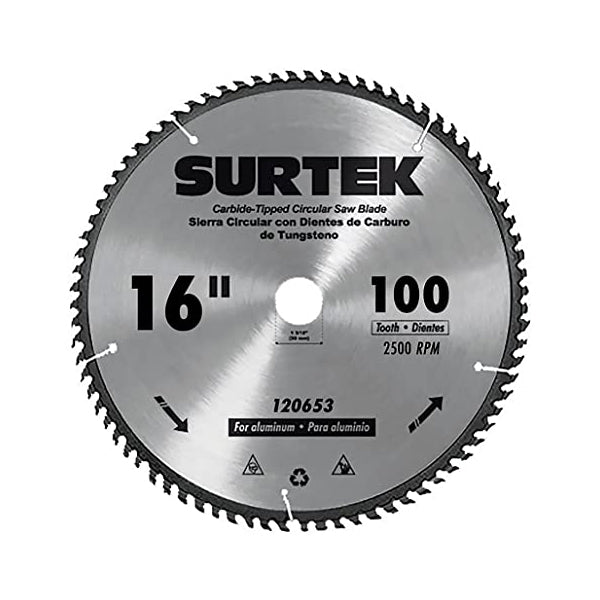 SIERRA CIRCULAR 16" 100 DIENTES SURTEK 120653