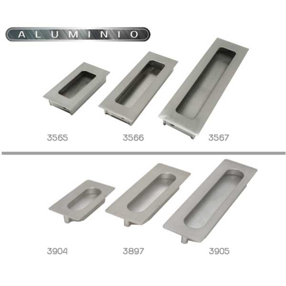 JALADERA-EMBUTIR DE ALUMINIO HANDY 96MM NS 3566