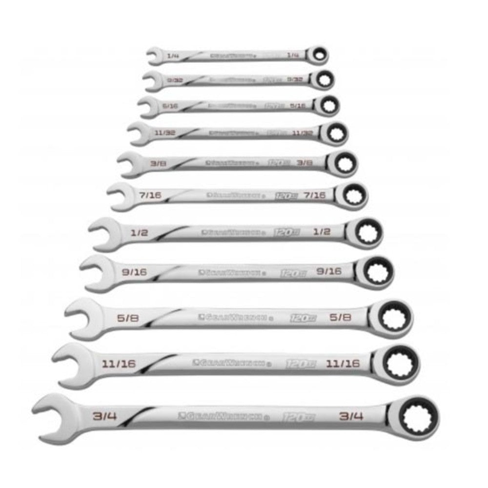 LLAVE COMBINADA XL 120XP (SET 11 PIEZAS) (1/4 A 3/4") GEARWRENCH 86450