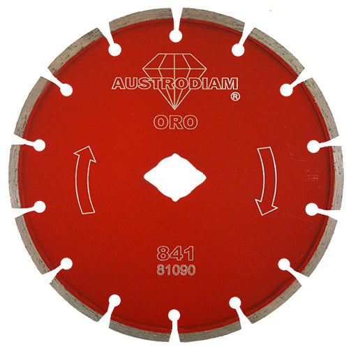 DISCO DIAMANTE SEGMENTADO 7" X 7/8 (CANTERA)(ROJO ORO) AUSTROMEX 841