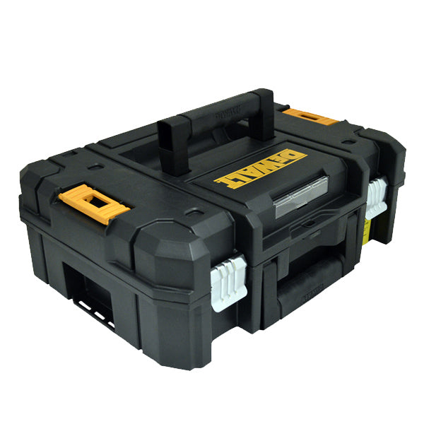 CAJA P/ HERRAMIENTAS PLAST. 17" X 13" X 6.5" USO PESADO NEGRA APILABLE DEWALT DWST17807