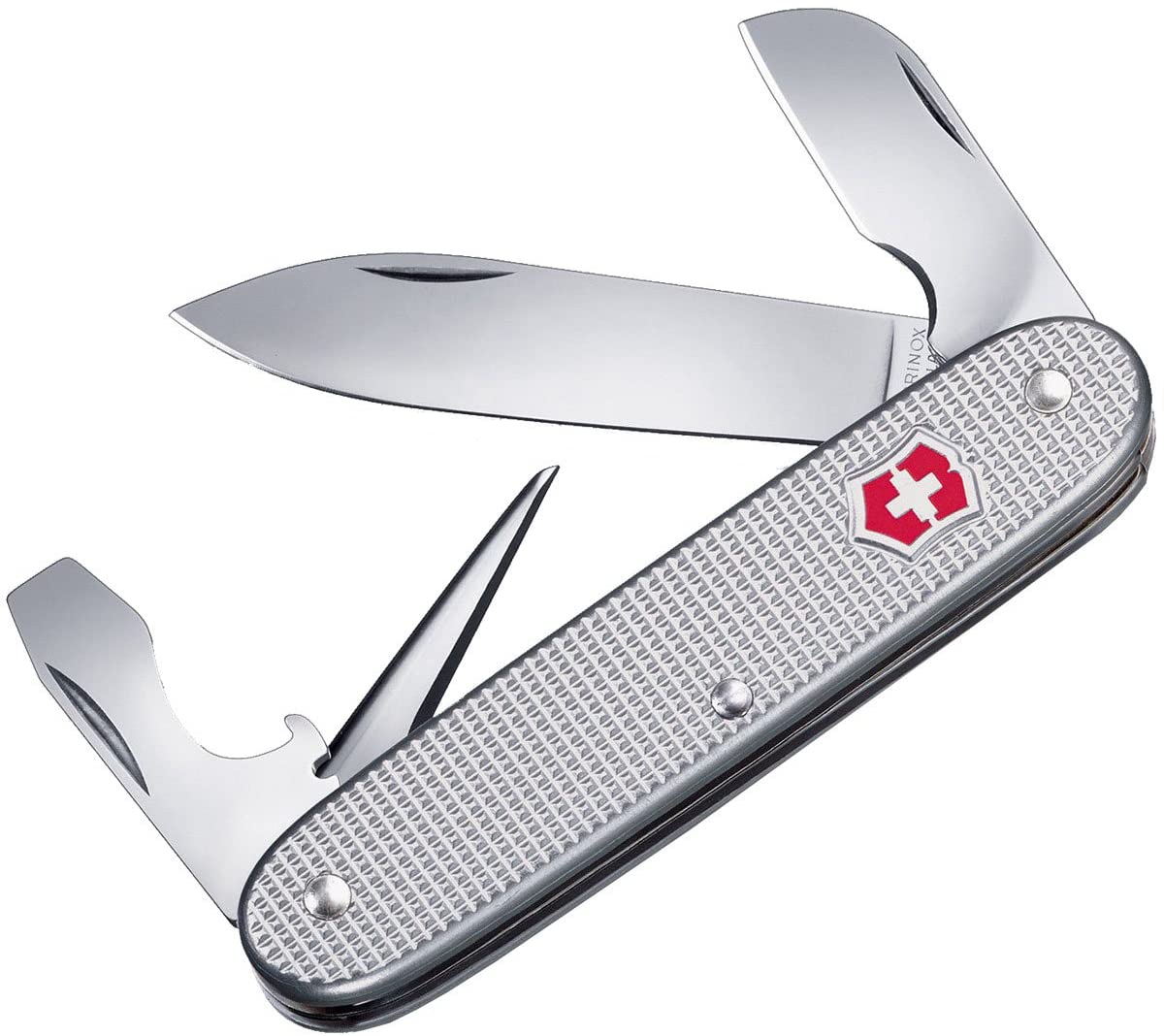 NAVAJA DE BOLSILLO PIONEER ALOX PLATA PARA ELECTRICISTA 7 USOS VICTORINOX 0.8120.26