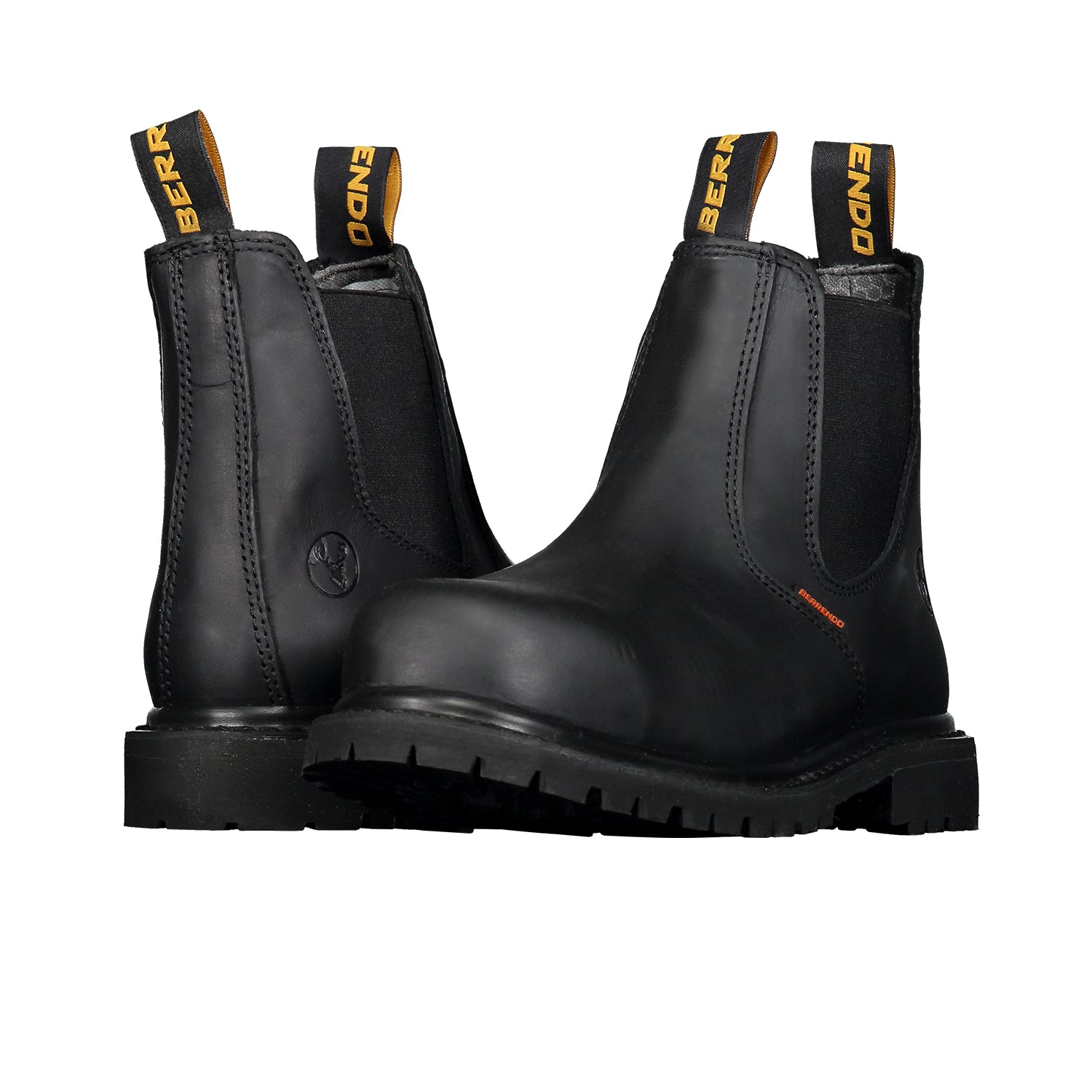 BOTA SOLDADOR NEGRA CASQUILLO ACERO BERRENDO MOD. 157 TALLA 8