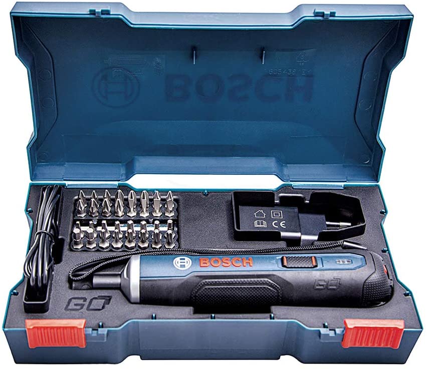 ATORNILLADOR 1/4" INTELIGENTE 3.6V LITIO (.28Kg) (36 ACCESORIOS) BOSCH GO KIT