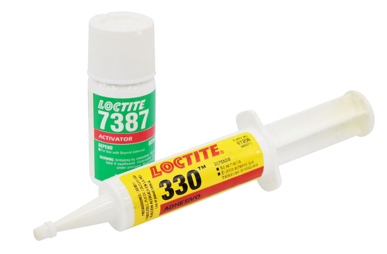 ADHESIVO ESTRUCTURAL JERINGA 25ml ACTIVADOR 25gr (AMARILLO) #330 LOCTITE 490071