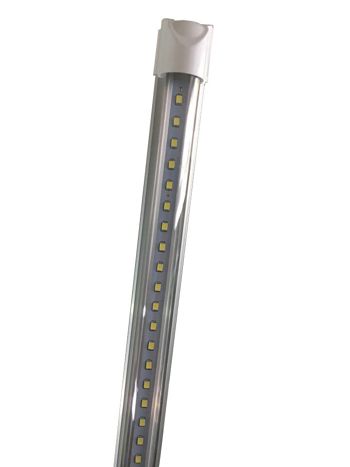 TUBO DE LED 18W CON BASE TRANSP LUZ BLANCA JWJ JLT5N18TB