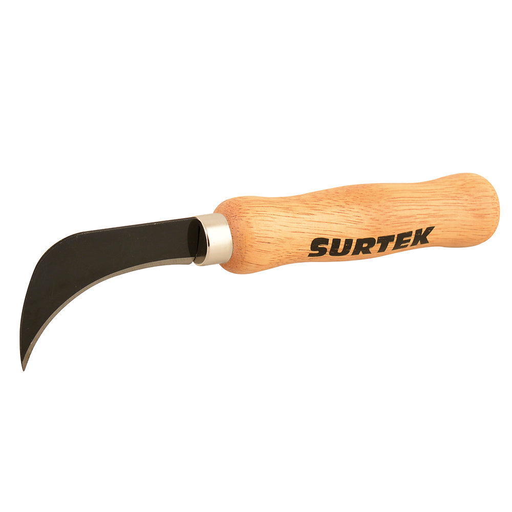 CUCHILLO DE LINÓLEO 8' MANGO DE MADERA SURTEK 120125