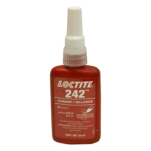 FIJADOR DE ROSCA 50ml RESISTENCIA MEDIA REMOVIBLE LOCTITE #242 270889