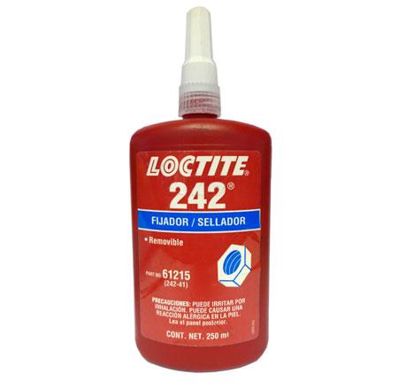 FIJADOR DE ROSCA 250ml REMOVIBLE LOCTITE #242 1610079